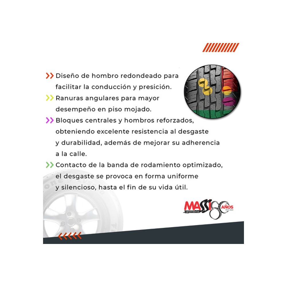 Neumático Firestone 225/70 R15c 112/110r Cv5000 Massio - Imagen 4