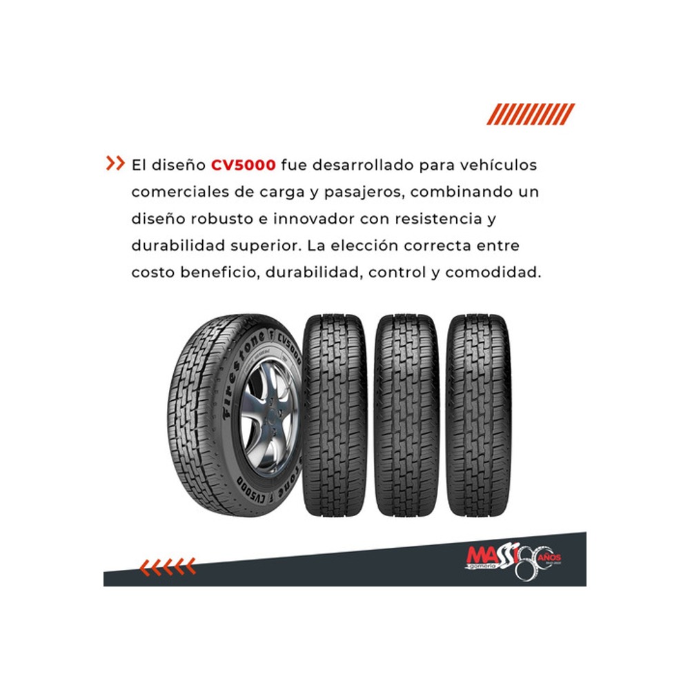 Neumático Firestone 225/70 R15c 112/110r Cv5000 Massio - Imagen 5