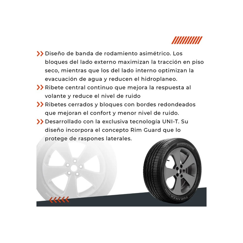 Cubiertas 195/60 R16 89h Er300 Turanza Bridgestone Massio - Imagen 5