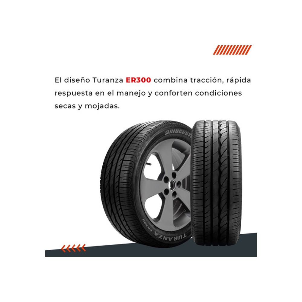 Cubiertas 195/60 R16 89h Er300 Turanza Bridgestone Massio - Imagen 6