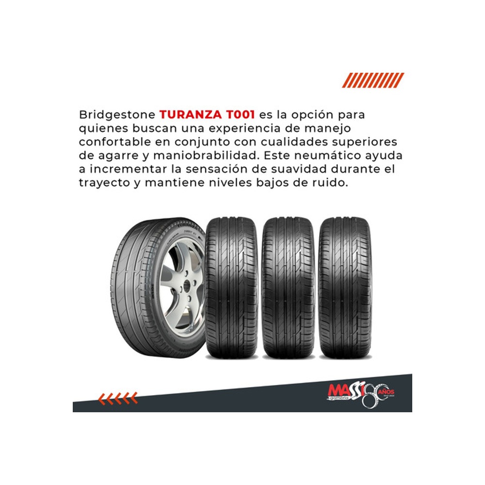 Neumáticos Bridgestone 215/50 R17 - 91 V Turanza T001 Massio - Imagen 4