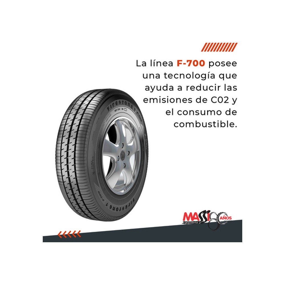 Neumáticos Firestone 175/65 R14 F-700 82t Gomeria Massio - Imagen 4