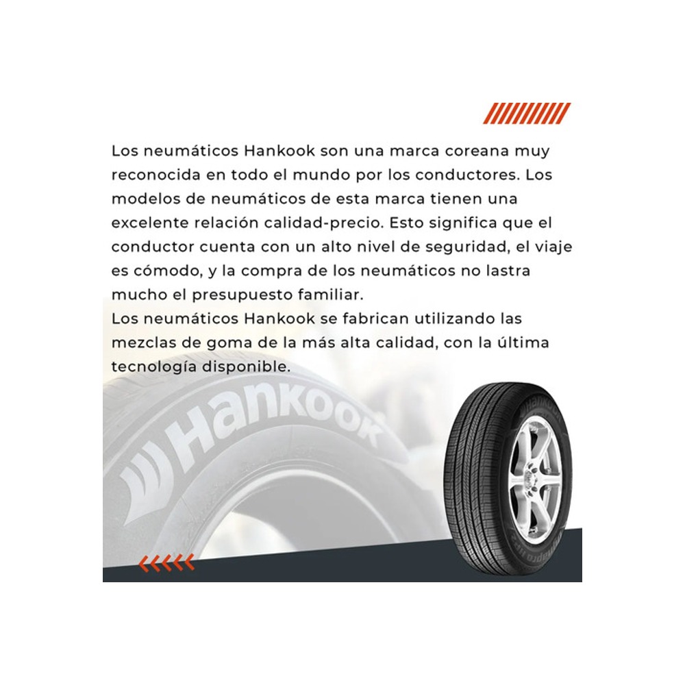 Kit X4 Neumáticos Hankook 285/65 R17 Dynapro Hp2 Massio - Imagen 4