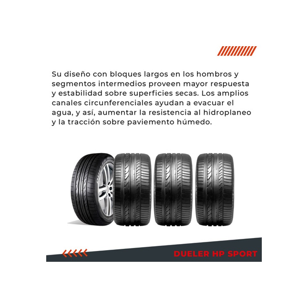 Neumático 235/65r18 106h X2 Bridgestone Dueler H/p Sport - Imagen 4