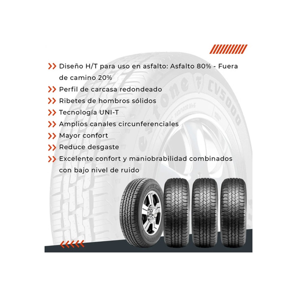 Neumático Bridgestone 225/70r16 Dueler H/t 684ii 102s Massio - Imagen 5