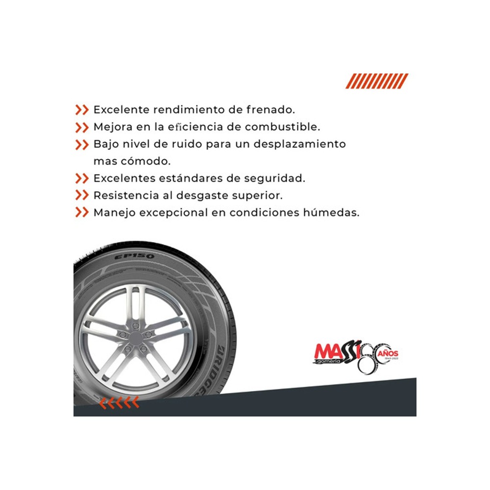 Neumáticos Bridgestone 185/60r14 Ecopia Ep150 82h Massio - Imagen 6