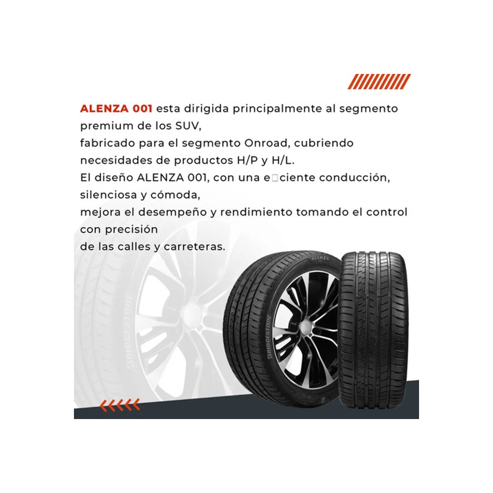Neumático Bridgestone Alenza H/l 33 P 225/60r18 100 H Massio - Imagen 4
